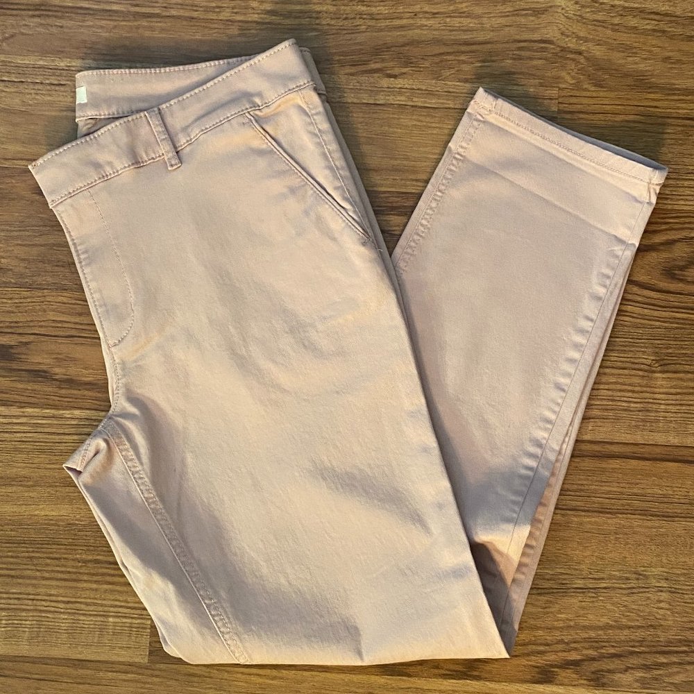 LOFT Light Pink Denim Jeans - Size: 12